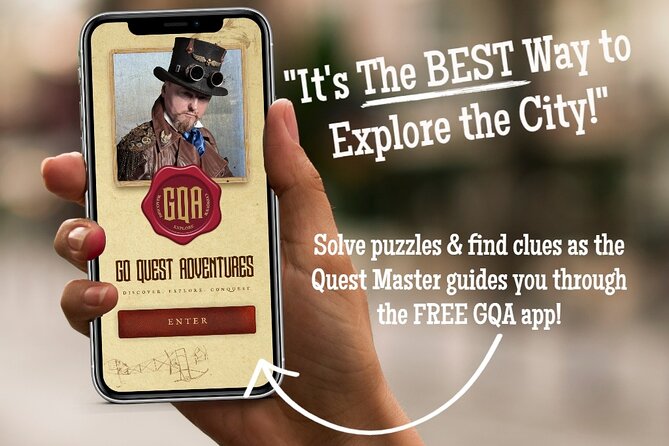 Bath Quest: Self Guided City Walk & Immersive Treasure Hunt - Navigating With the GQA App