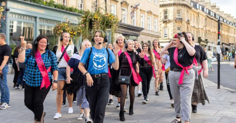 Bath: Silent Disco Guided Walking Tour - High-Tech Headphones
