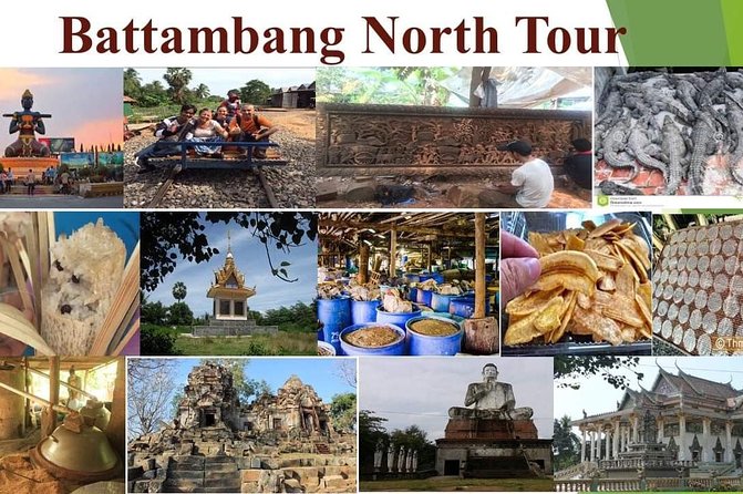 Battambang Bamboo Train, Killing Cave, Bat Cave & Sunset - Wat Samrong Knong