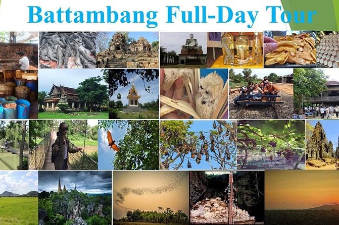 Battambang Bamboo Train, Killing Cave, Bat Cave & Sunset - Tour Inclusions
