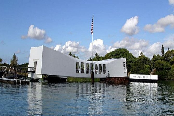 Battleships of WWII at Pearl Harbor Departing From Waikiki - Museum Exhibits