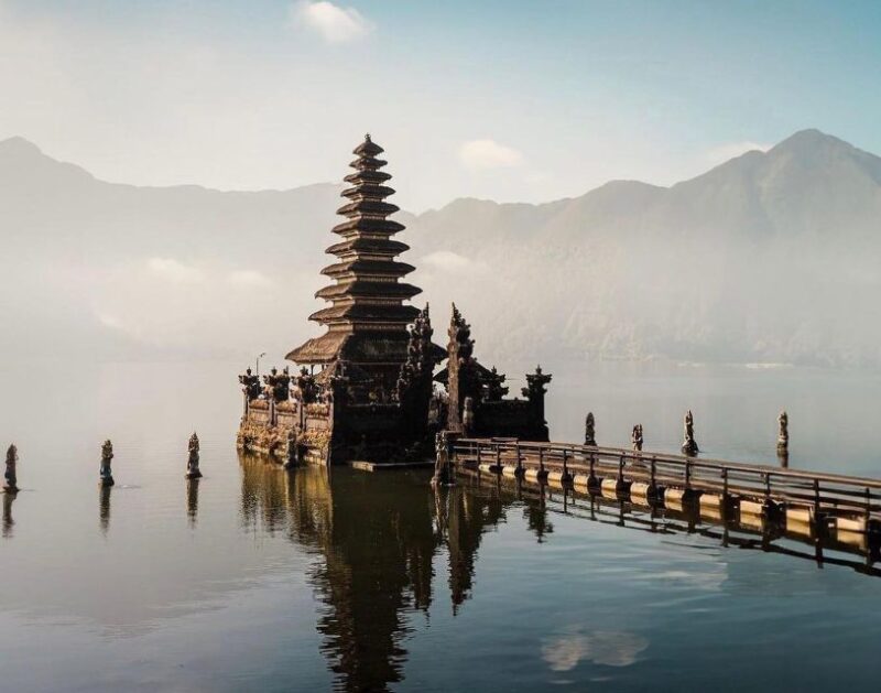 Batur: Hot Springs, Waterfall, Tirta Empul Tour With Lunch - Natural Hot Springs