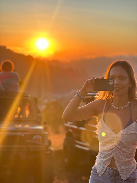 BATUR VOLCANO JEEP SUNRISE, BLACK LAVA & NATURAL HOT SPRING - Exploring Black Lava at Mount Batur