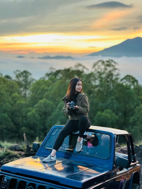 BATUR VOLCANO JEEP SUNRISE, BLACK LAVA & NATURAL HOT SPRING - Adrenaline-Filled Jeep Adventure