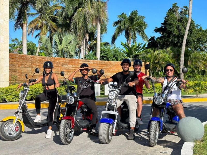 Bavaro Punta Cana: City Tour With Harley Models E-Scooters - Key Points
