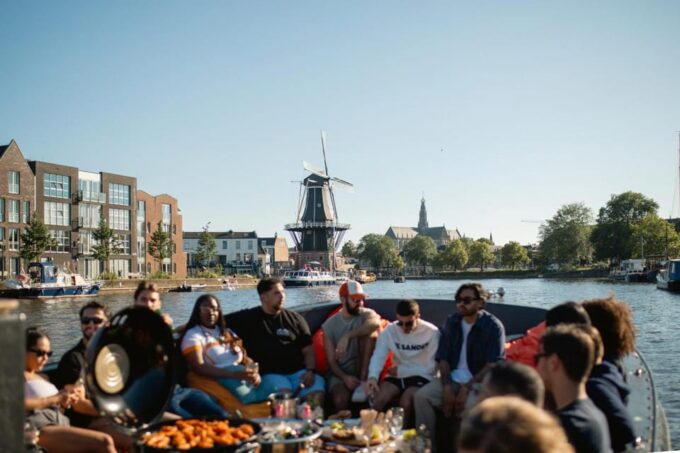 BBQ on Board Haarlem Cruise - City History Insights