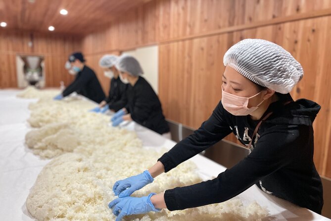 Be a Sake Brewer for a Day!Study Abroad Sake at Amabuki Sake Brewery in Saga - Lunch and Pickup