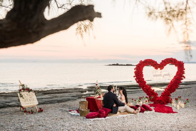 Beach Wedding Proposal in the Athenian Riviera - Booking and Availability
