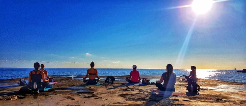 Beach Yoga Class and Swimming - Sliema - Class Structure