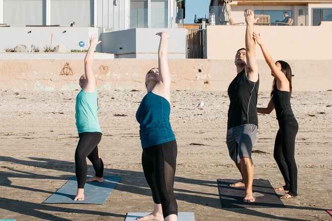 Beach Yoga in San Diego - Energizing Yoga Session