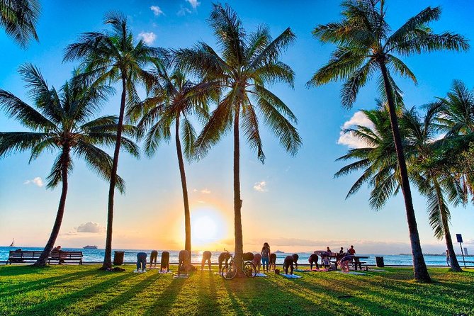 Beach Yoga on Waikiki With Diamondhead Backdrop - Booking and Cancellation Policy