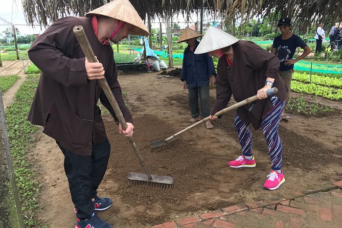 Become a Farmer at Tra Que Vegetable Village Included Cooking Class and Foot Massage - Included Amenities