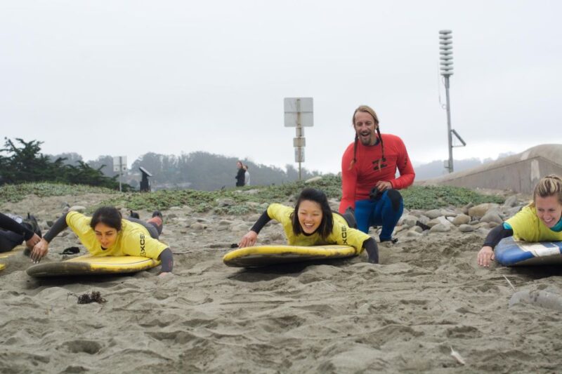 Beginner Surfing Lesson - Pacifica or Santa Cruz - Instruction Details