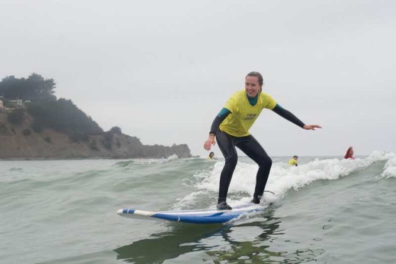 Beginner Surfing Lesson - Pacifica or Santa Cruz - Included Equipment