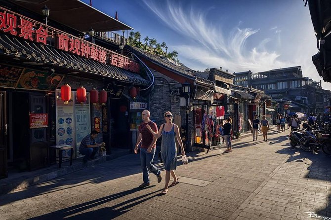 Beijing Hutong Private Walking Tour With Rickshaw in Shichahai Scenic Resort - Included Experiences