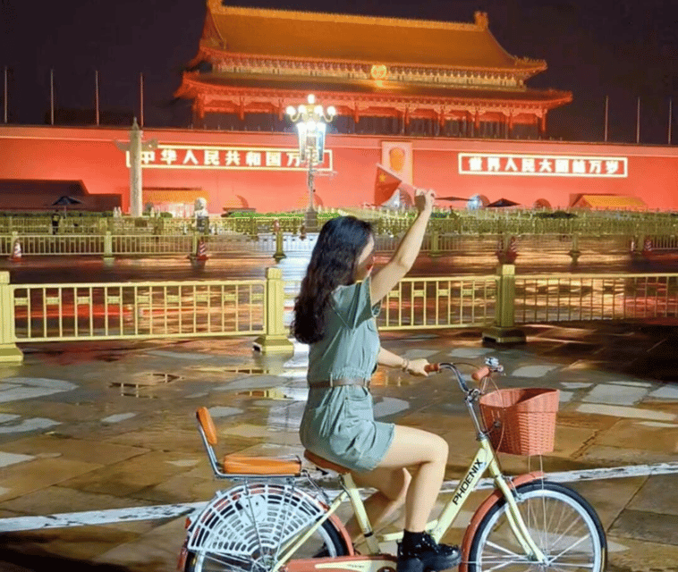 Beijing: Tiananmen Night Ride & Photography City Ride Tour - Inclusions