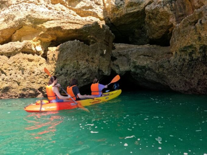 Benagil: Benagil Cave and Marinha Beach Kayak Tour - Exploring Benagil Caves