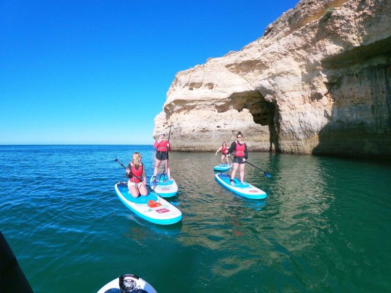 Benagil: Benagil Cave Stand Up PaddleBoard Tour at Sunrise - Inclusions and Equipment