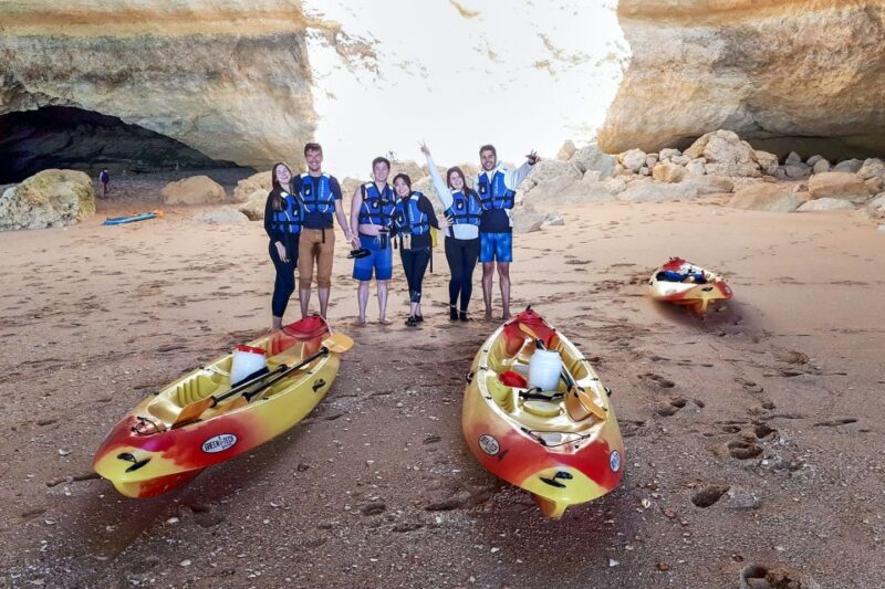 Benagil: Benagil Caves and Secret Spots Guided Kayaking Tour - Importance of Early Trips