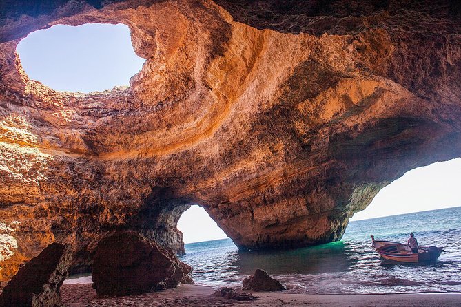 Benagil Cave by Boat + Carvoeiro + Algarseco Caves by Minivan From Lagos - Good To Know
