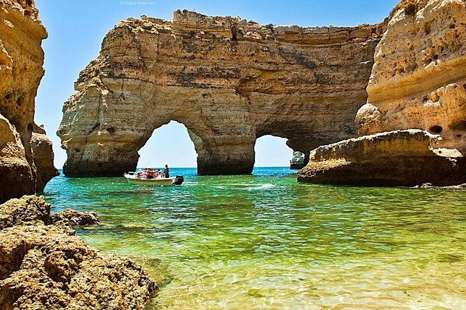 Benagil Cave by Boat + Carvoeiro + Algarseco Caves by Minivan From Lagos - Included Experiences