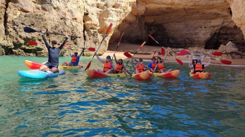 Benagil: Caves, Beaches, and Secret Spots Guided Kayak Tour - Meeting Point and Preparation