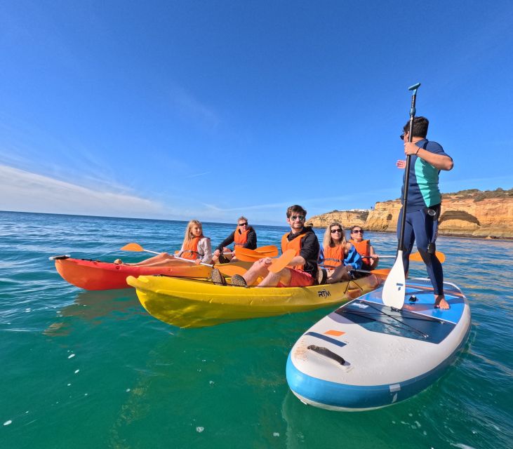 Benagil: Caves, Beaches, and Secret Spots Guided Kayak Tour - Meeting Point and Preparation