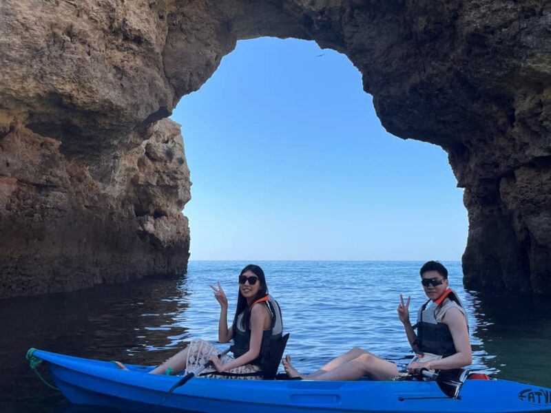 Benagil: Guided Sunrise Kayak Tour - Main Sites