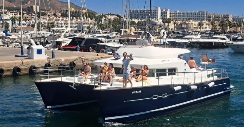 Benalmádena: Catamaran Cruise With Drinks and Swim Stop - Key Points