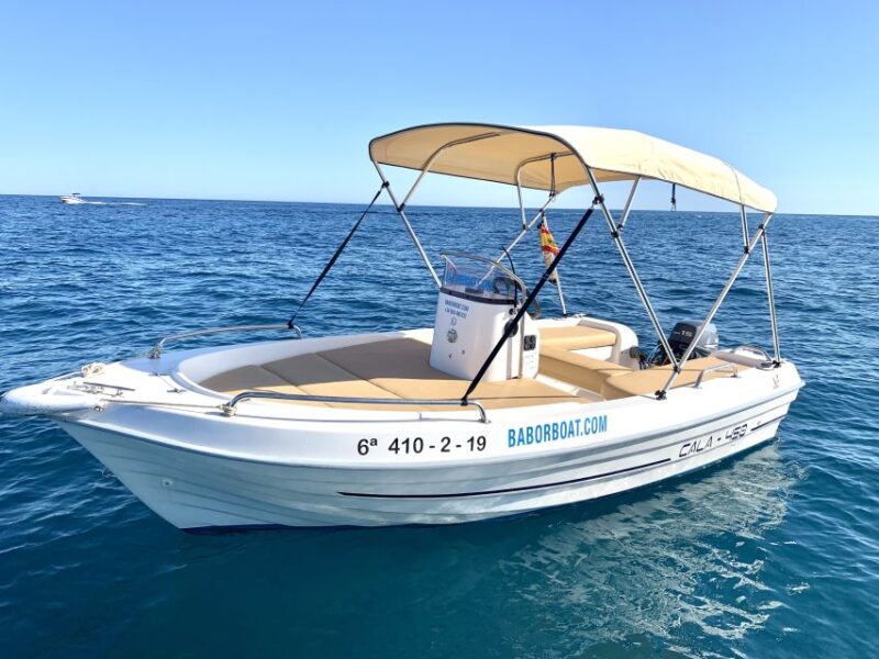 Benalmádena: Costa Del Sol License-Free Boat Rental - Minimum Age and Navigation Classes