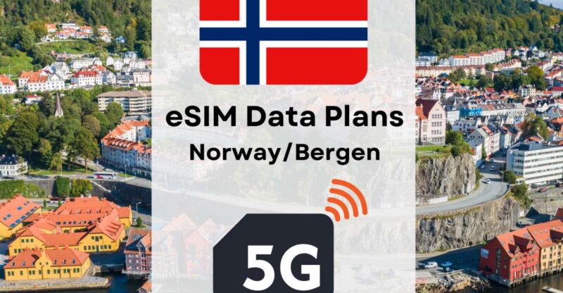 Bergen: Esim Internet Data Plan for Norway High-Speed 4g/5g - How It Works