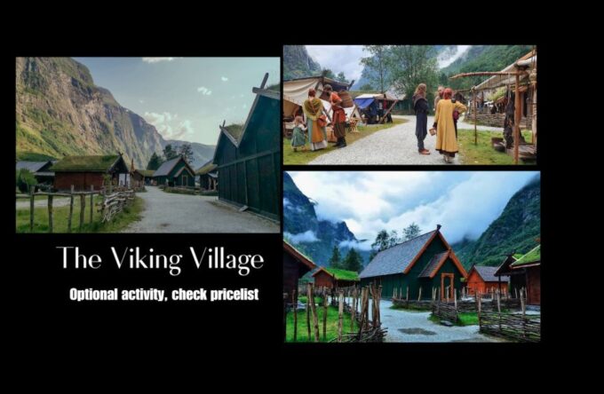 Bergen: Flåm, Stegastein, and Viking Village Private Trip - Viking Village Experience
