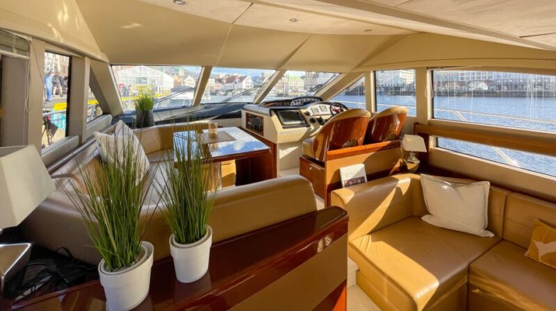 Bergen: Private Evening Yacht Cruise With Snacks and Wine - Itinerary and Route