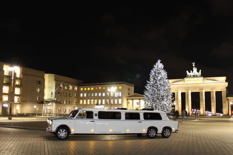 Berlin: 1.5-Hour Winter Lights Tour by Trabi Limousine - Key Sights on the Tour