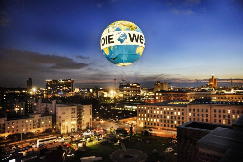 Berlin: Ticket for World Balloon With Perfect View - Illuminated Skyline at Night