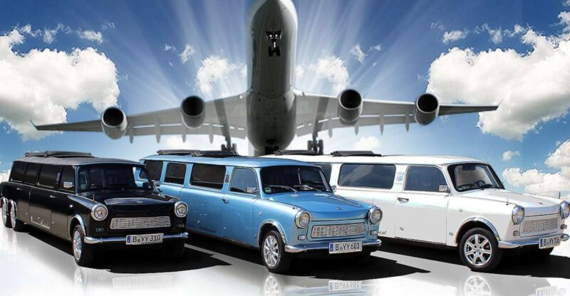 Berlin: Trabi Limousine Airport Transfer With City Tour - Highlights of the Tour