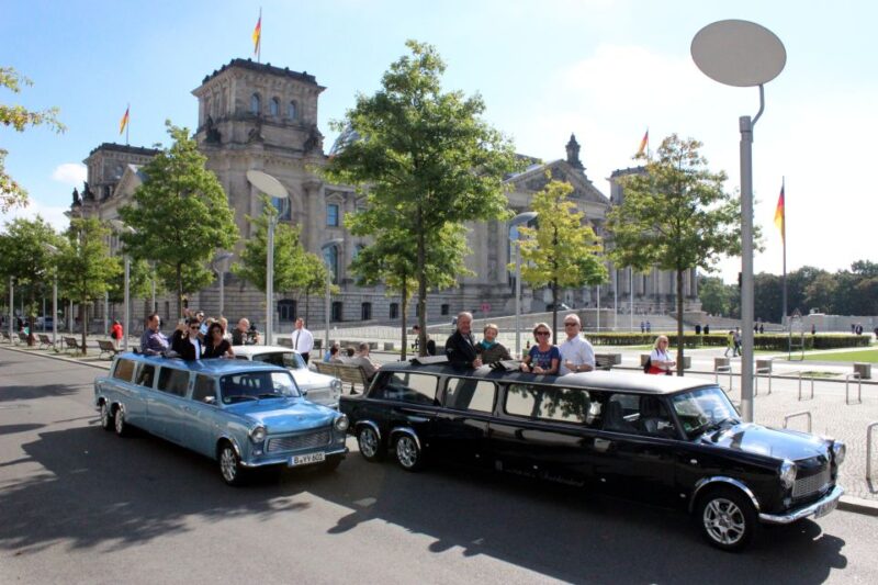 Berlin: Trabi Limousine Airport Transfer With City Tour - Passenger Capacity and Pickup Options