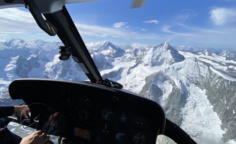Bern: Private 75-Minute Matterhorn Helicopter Flight - Souvenir and Photo Download