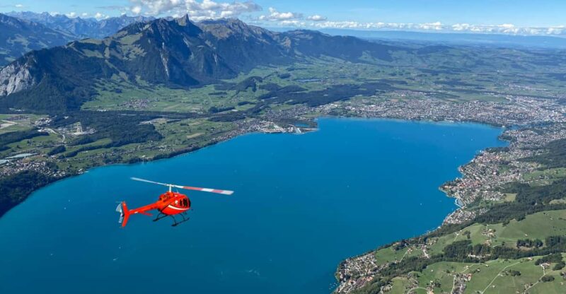 Bern: Private Helicopter-Tour for 4 People to Lake Thun - Key Points