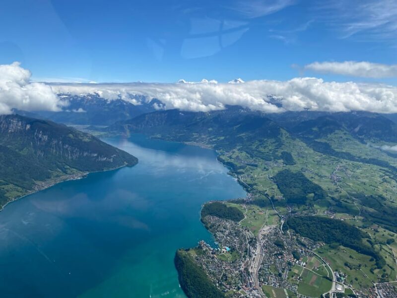 Bern: Private Helicopter-Tour for 4 People to Lake Thun - Experience Highlights
