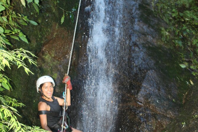 Best Combination: Rafting Level III With Canyoning in Waterfalls With Tarzan Swing , the Nearest San Jose - Canyoneering Through Cloud Forest