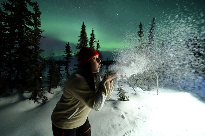 Best Northern Lights Aurora Adventure FREE Portraits & Hot Pizza - Warming Shelters