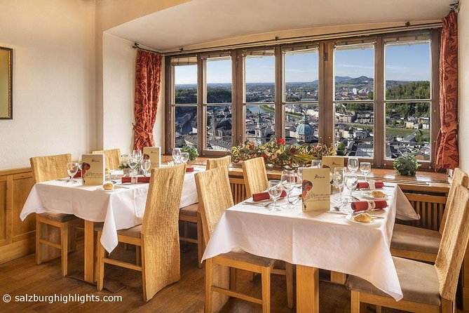 Best of Mozart Concert and Dinner or VIP Dinner at Fortress Hohensalzburg - Additional Considerations