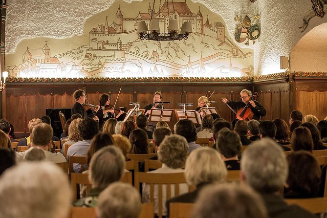 Best of Mozart Concert and GOLDEN VIP Dinner at Fortress Hohensalzburg - VIP Aperitif and Dinner Menu