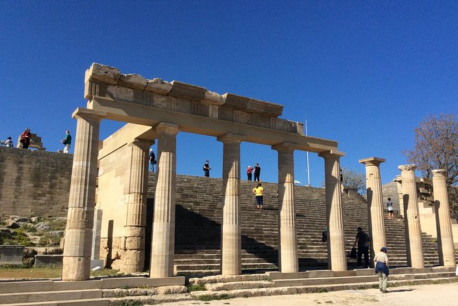 BEST of RHODES & LINDOS - HALF DAY GUIDED PRIVATE GROUP TOUR - up to 19 People - Highlight: Lindos Acropolis