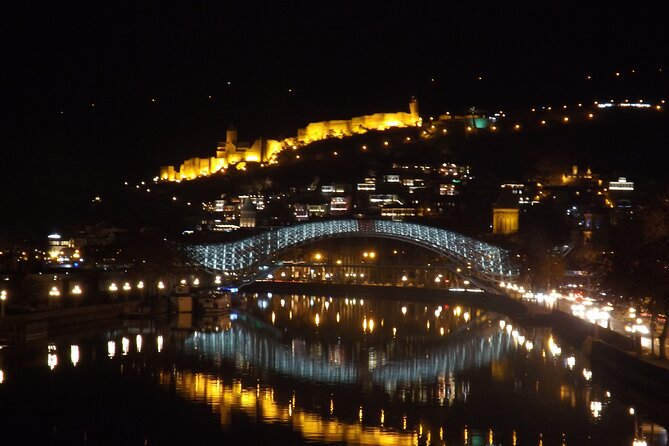 Best of Tbilisi - Private Walking Tour in City With Local Guide - Crossing the Modern Glass Bridge