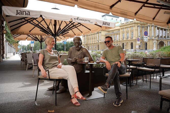 Best of Zagreb! Self-Guided Waking Tour Sit&Meet Croatian Greats! - Discover Zagrebs Iconic Statues