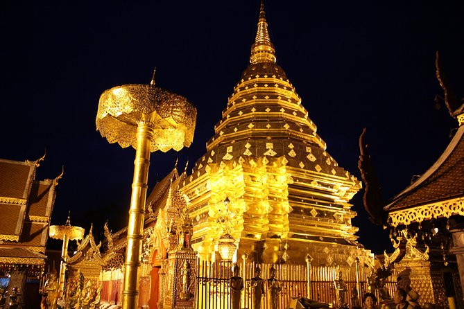 Best Seller!! Amazing Night Tour, Doi Suthep + Wat Umong - Top Must Visit! - Scaling Doi Suthep Mountain