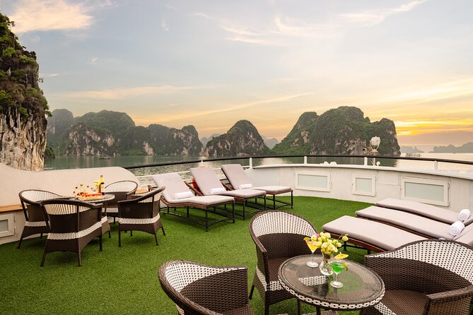 BEST SELLER - Halong 5 Star Day Cruise: Buffet Lunch, Wine& Fruit - Confirmation and Accessibility