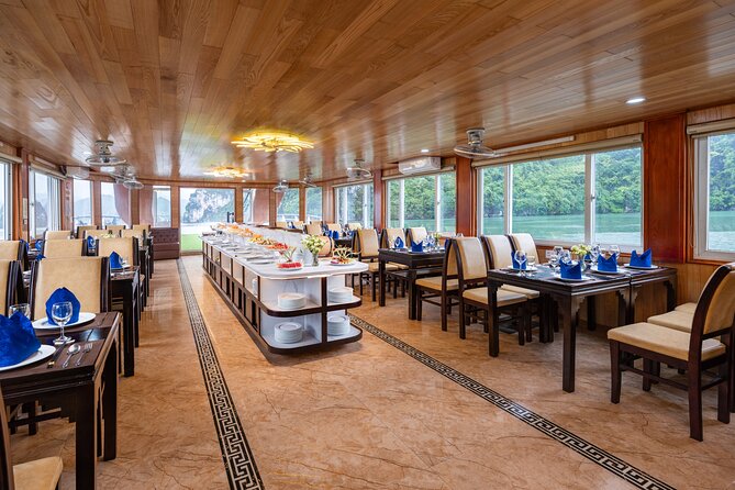 BEST SELLER - Halong 5 Star Day Cruise: Buffet Lunch, Wine& Fruit - Group Size and Cancellation